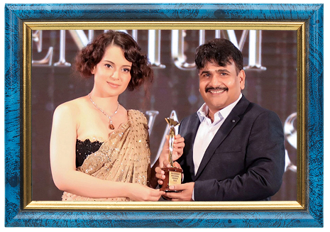 Millennium Brilliance Award for Best Management in Textile Industry of the Year (2018-19) Kangna Ranaut
