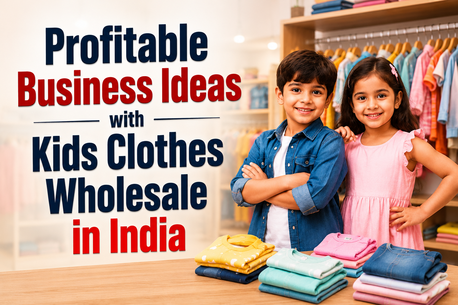 Profitable Business Ideas with Kids Clothes Wholesale in India for fashion business growth