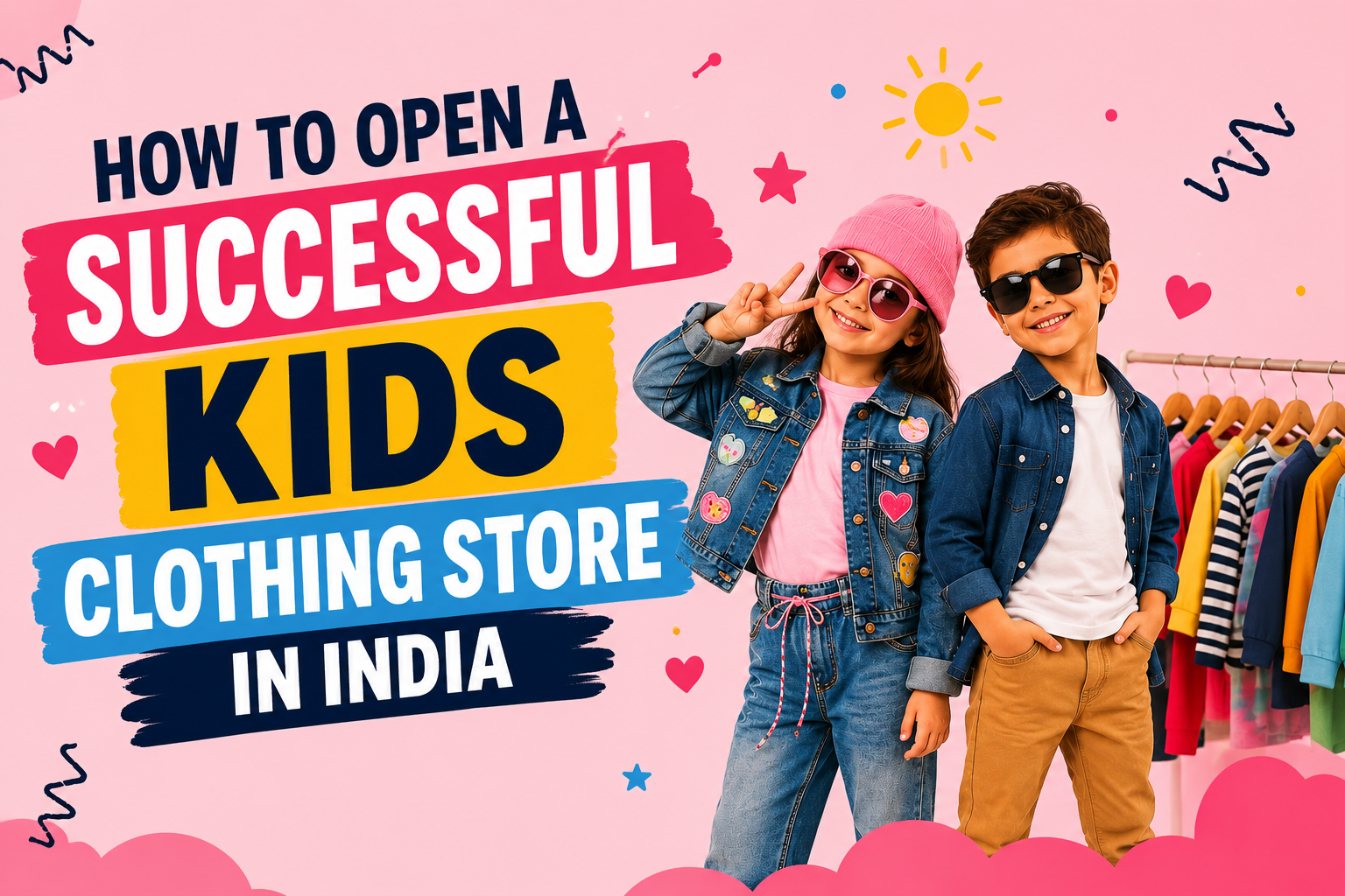 Successful Kids Clothing Store in India featuring Little Wings kidswear store and trendy children's clothing collection