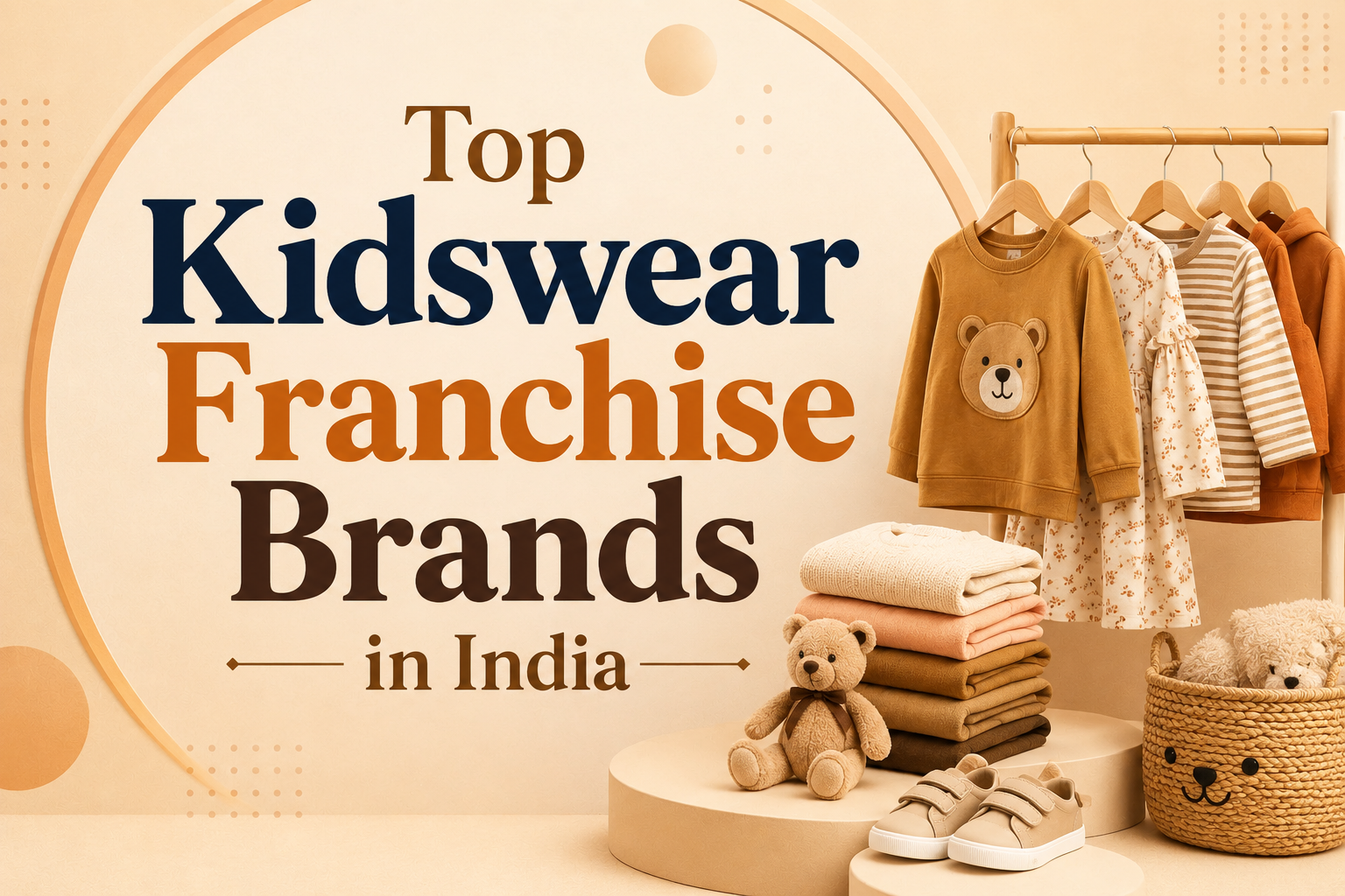 Top Kidswear Franchise Brands in India showcasing trendy children's clothing collections and franchise business opportunities
