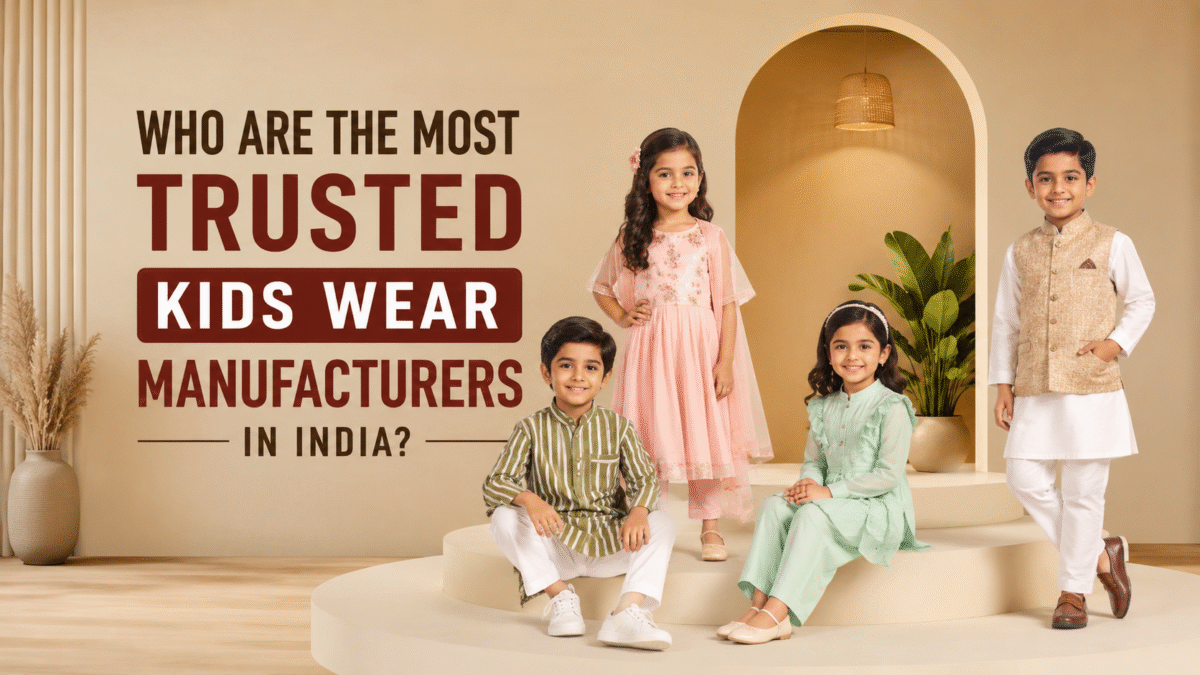 Who Are the Most Trusted Kids Wear Manufacturers in India?