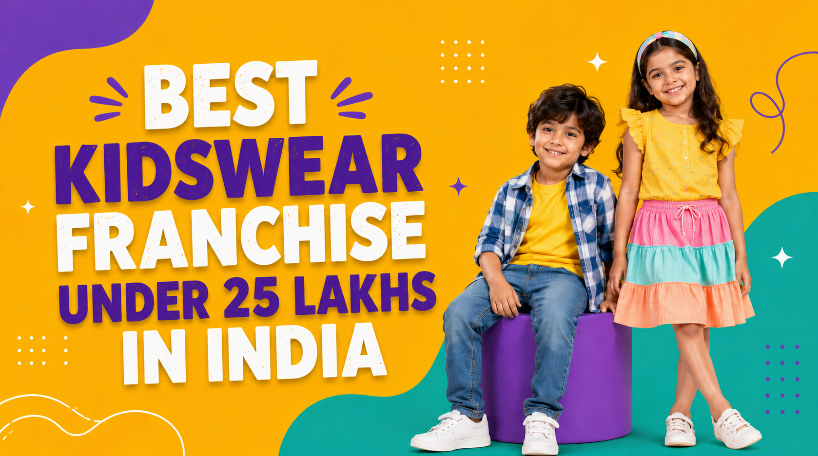 Kidswear franchise in India under 25 lakhs for starting a kidswear business