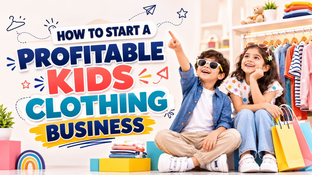 Profitable Kids Clothing Business guide for starting a successful kids clothing store
