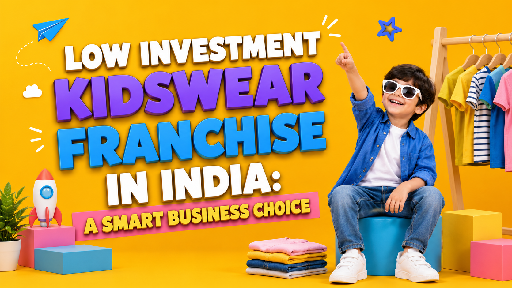 Low Investment Kidswear Franchise in India for starting a smart and profitable kidswear business