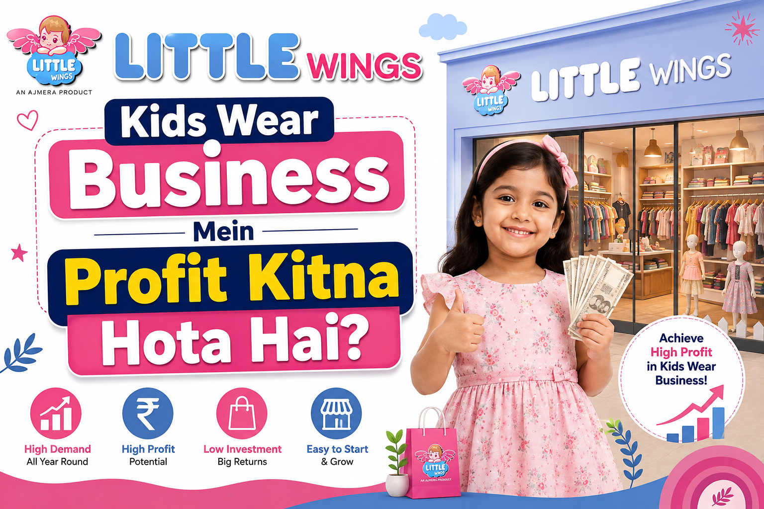 Kids Wear Business Mein Profit Kitna Hota Hai Little Wings