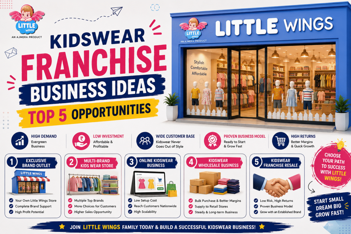 Kidswear Franchise Business Ideas – Top 5 Opportunities